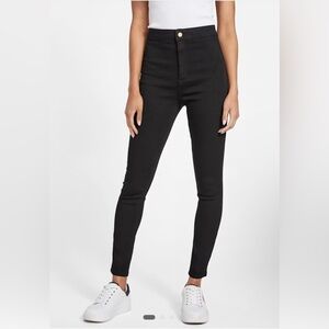 Guess Women's High Rise Black Jeans